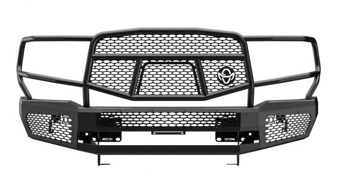 Ranch Hand Midnight Series Front Bumper with Grille Guard (15-19 Silverado 2500 HD)