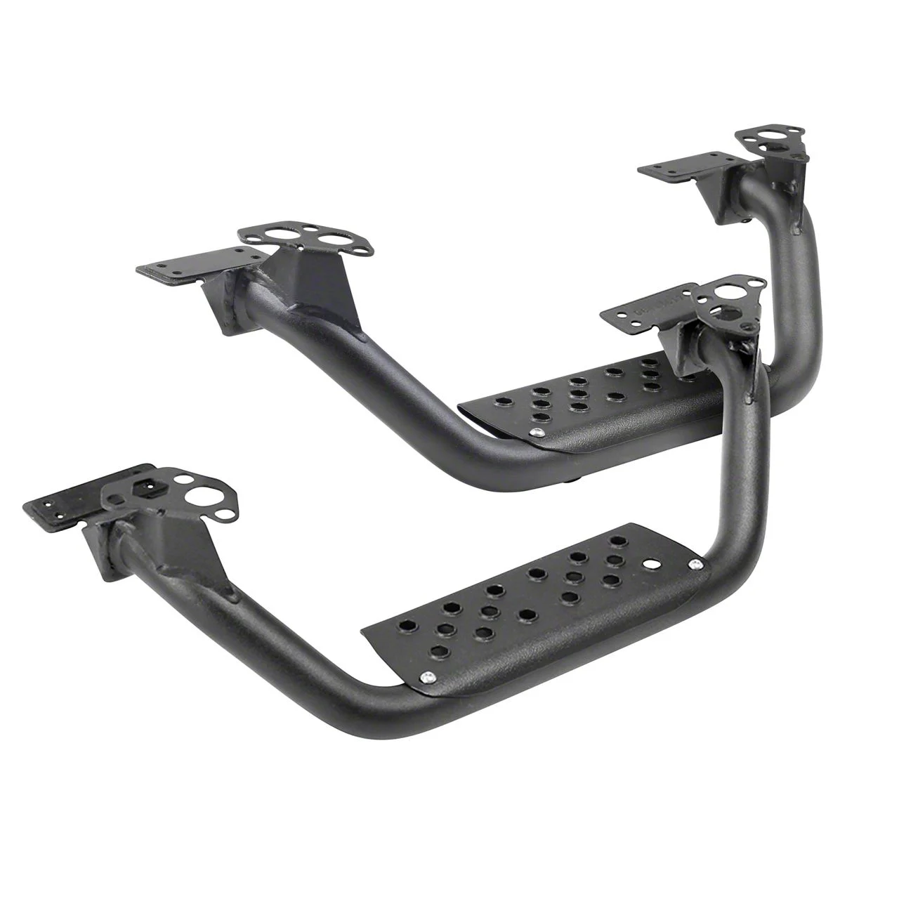 Go Rhino Drop Steps for Dominator D6 Side Steps Only; Textured Black (19-26 Ranger SuperCrew w/ Dominator D6 Side Steps)