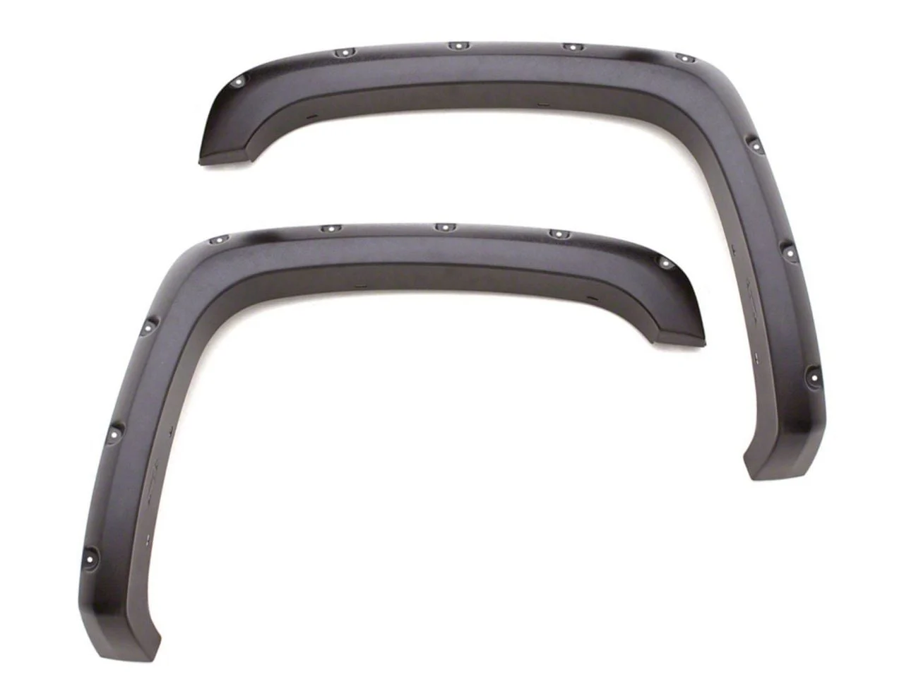 Elite Series Rivet Style Fender Flares; Front; Smooth Black (19-23 Ranger)