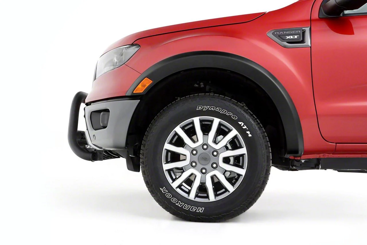 Elite Series Sport Style Fender Flares; Front; Textured Black (19-23 Ranger)