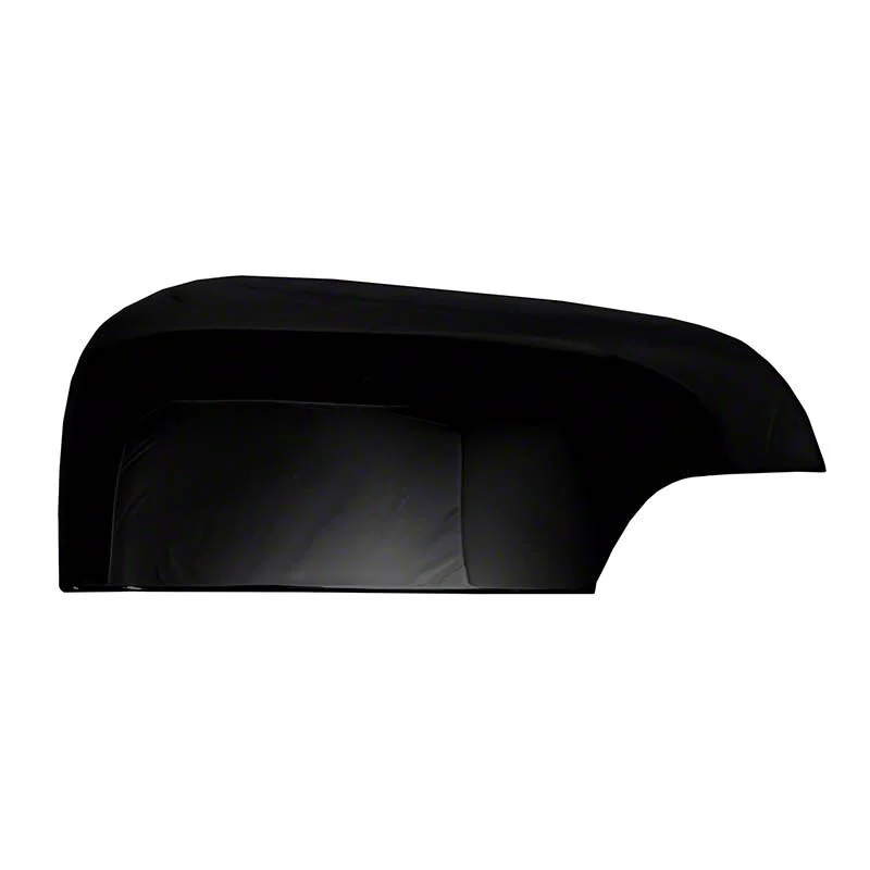 Half Top Replacement Mirror Covers with Turn Signal Opening; Gloss Black ABS (19-25 Ranger)