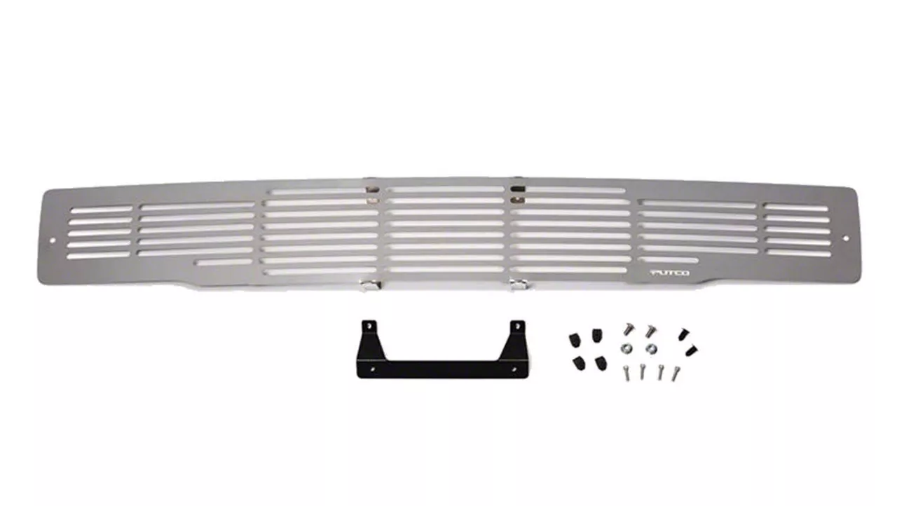 Putco Hex Style Lower Bumper Grille Insert; Polished (19-23 Ranger w/o Adaptive Cruise Control)