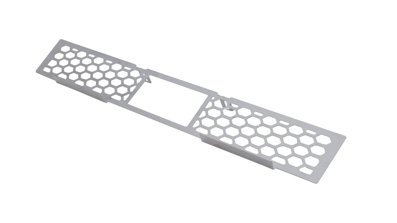 Putco Hex Style Lower Bumper Grille Insert; Polished (19-23 Ranger w/ Adaptive Cruise Control)