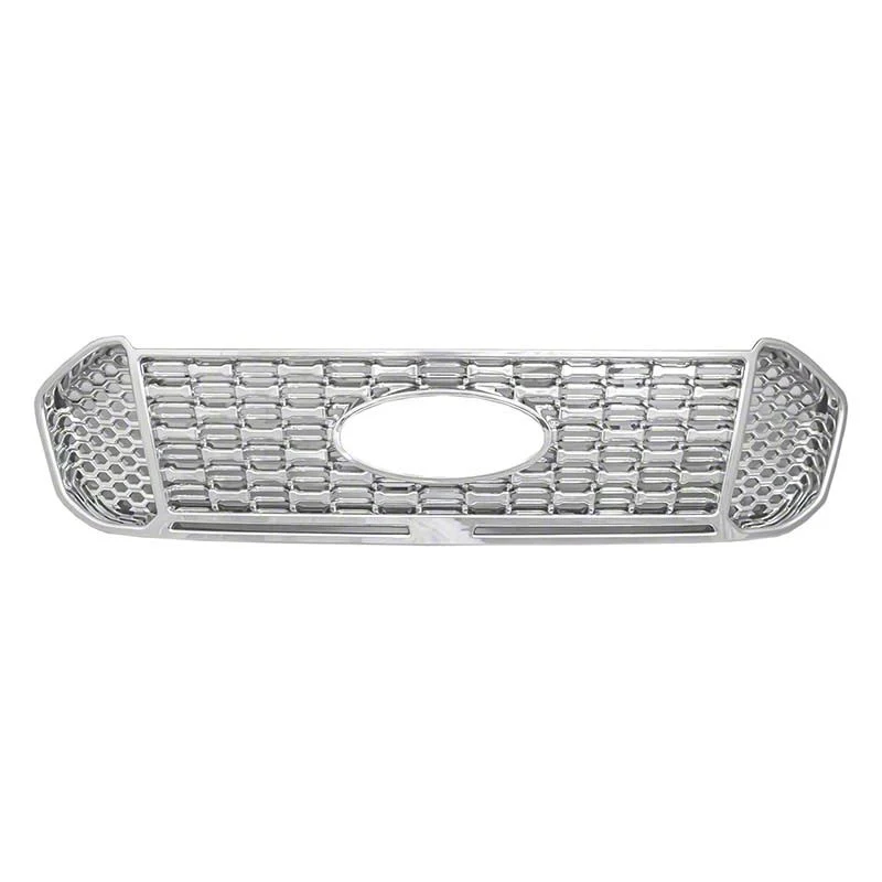 Mesh Insert Upper Grille Overlay; Chrome ABS (19-23 Ranger)