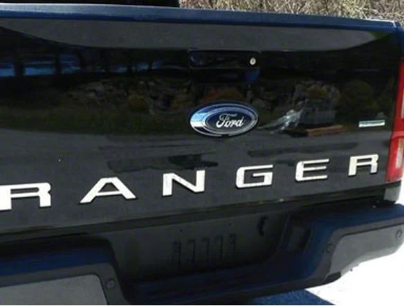 Tailgate Insert Letters; Chrome Mirror (19-23 Ranger)