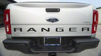 Tailgate Insert Letters; Domed Carbon Fiber (19-23 Ranger)