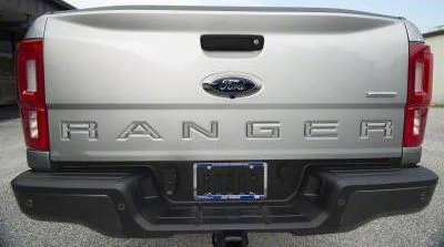 Tailgate Insert Letters; Liquid Chrome (19-23 Ranger)
