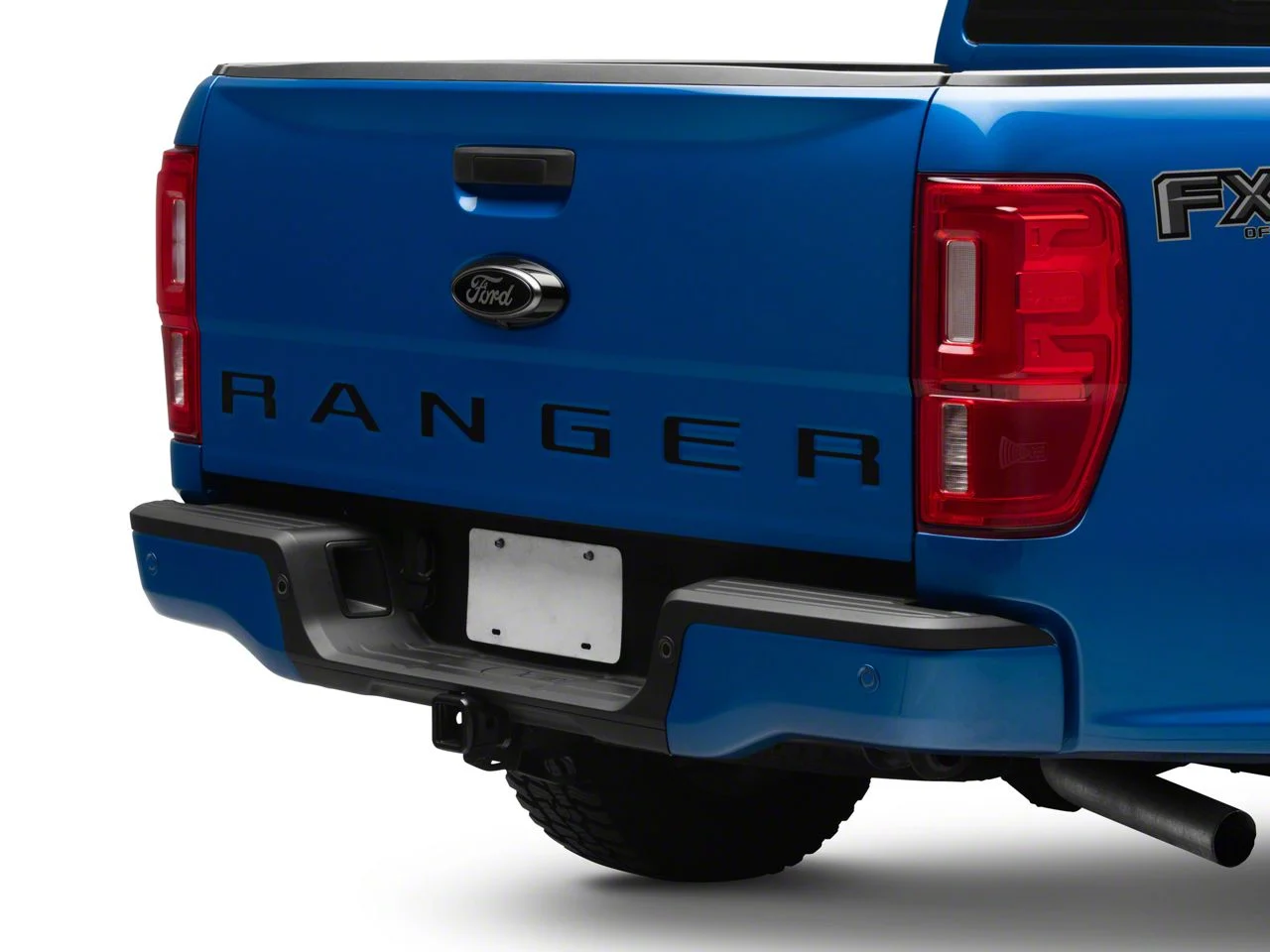 Tailgate Insert Letters; Matte Black (19-23 Ranger)