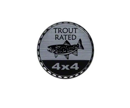 Trout Rated Badge (Universal; Some Adaptation May Be Required)