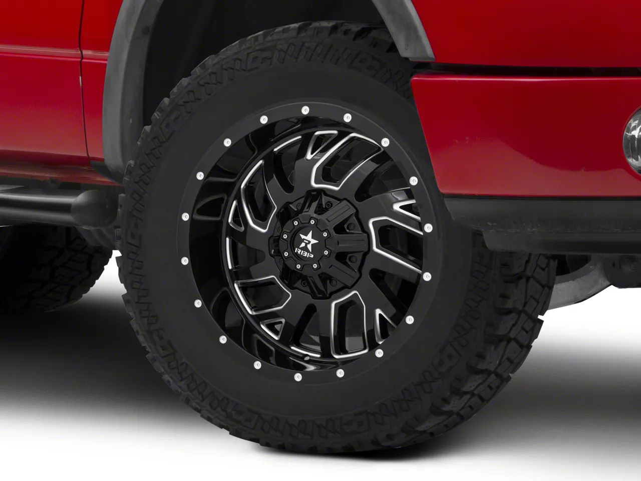 RBP 65R Glock Black with Machined 6-Lug Wheel; 20x10; -12mm Offset (04-08 F-150)