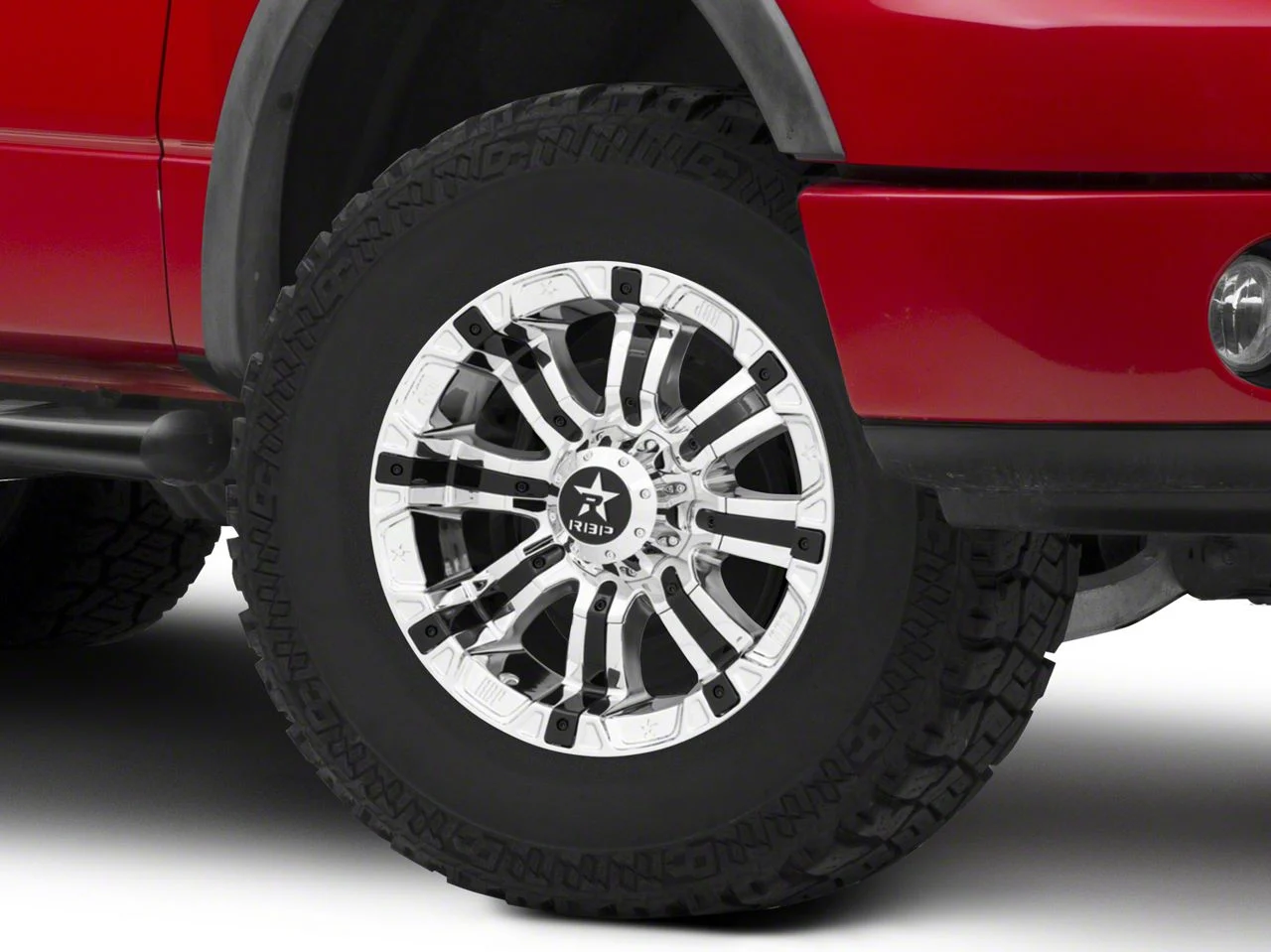 RBP 94R Chrome with Black Inserts 6-Lug Wheel; 17x9; 0mm Offset (04-08 F-150)
