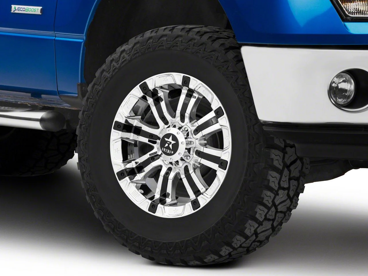 RBP 94R Chrome with Black Inserts 6-Lug Wheel; 17x9; 0mm Offset (09-14 F-150)