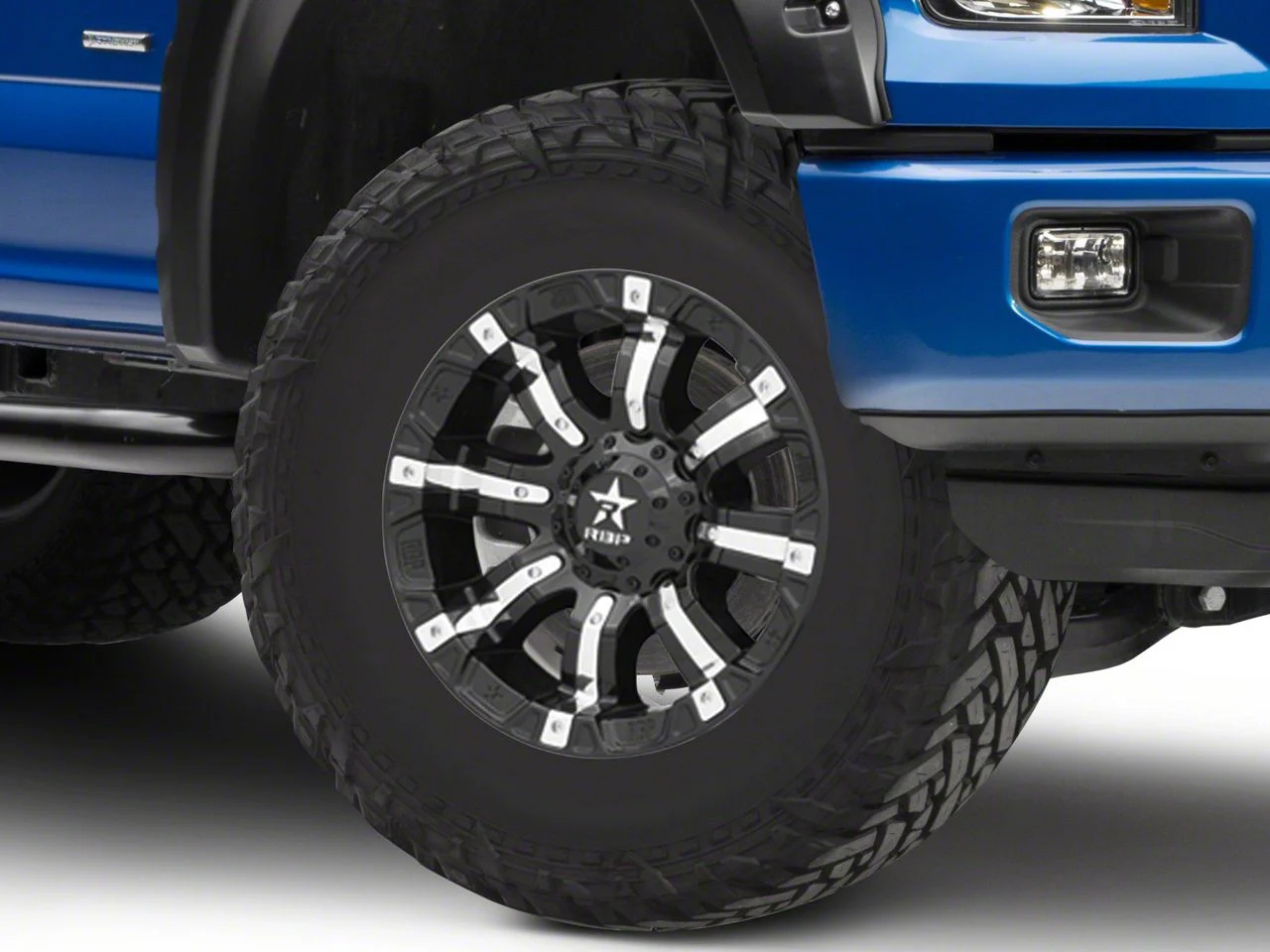 RBP 94R Black with Chrome Insert 6-Lug Wheel; 17x9; 0mm Offset (15-20 F-150)
