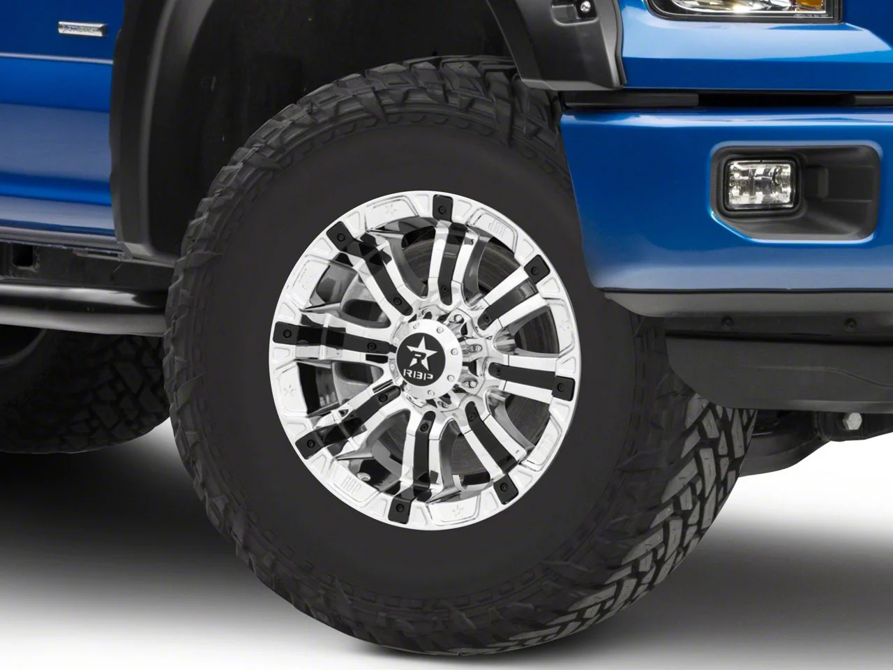 RBP 94R Chrome with Black Inserts 6-Lug Wheel; 17x9; 0mm Offset (15-20 F-150)
