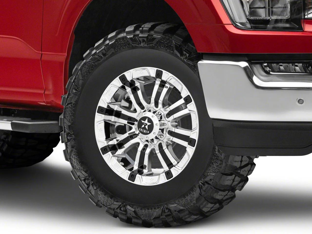 RBP 94R Chrome with Black Inserts 6-Lug Wheel; 17x9; 0mm Offset (21-26 F-150)