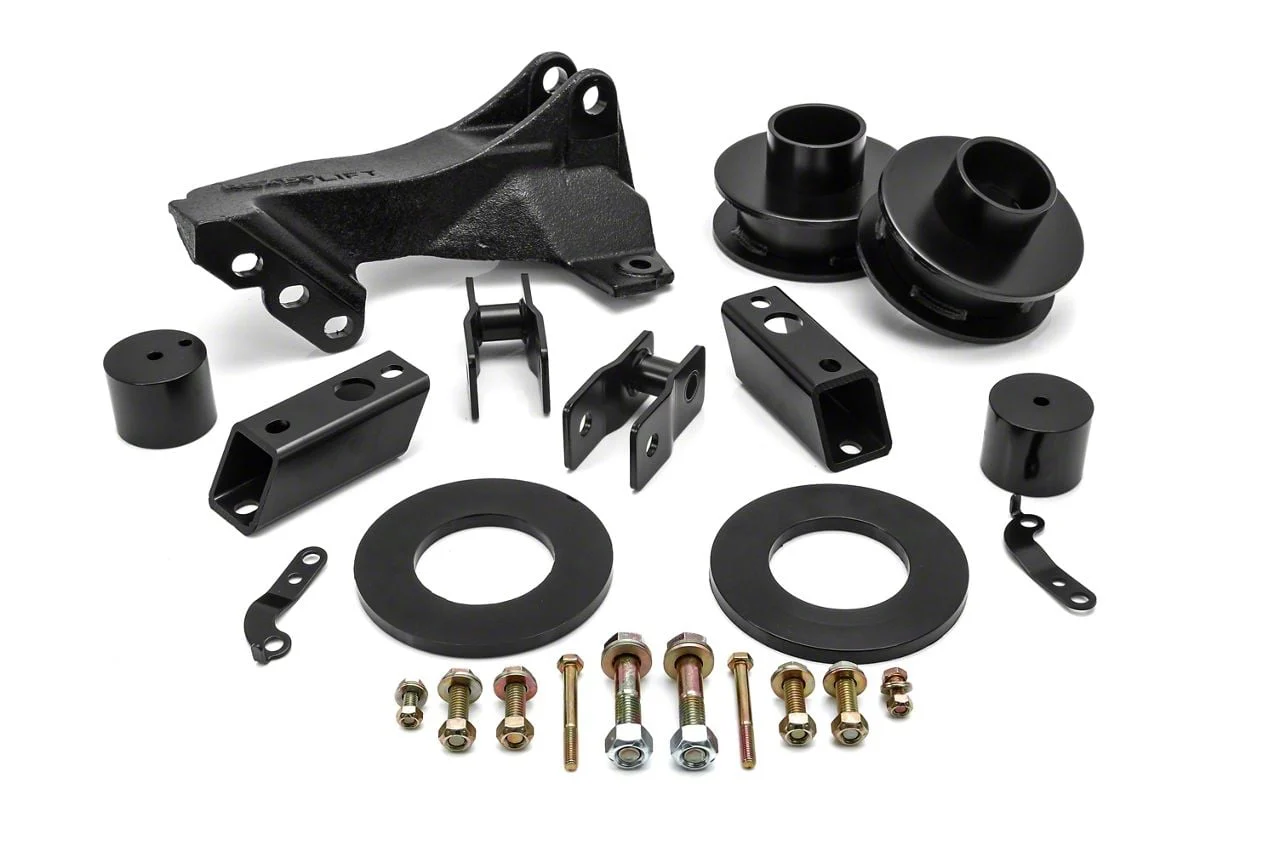 ReadyLIFT 2.50-Inch Leveling Kit with Track Bar Relocation Bracket (11-26 4WD F-350 Super Duty)
