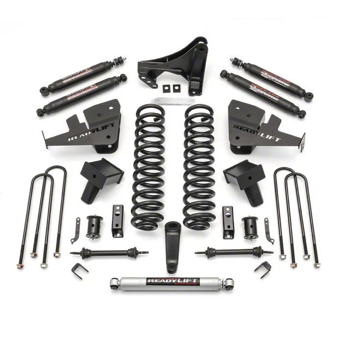 ReadyLIFT 6.50-Inch Suspension Lift Kit with Bilstein 5100 Shocks (17-22 4WD 6.7L Powerstroke F-350 Super Duty w/ 1-Piece Driveshaft)