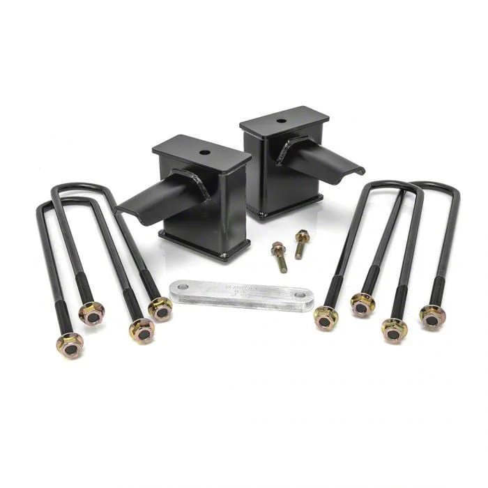 ReadyLIFT 6.50-Inch Tall Flat Rear Lift Block Kit for 2-Piece Driveshafts (17-26 6.7L Powerstroke F-350 Super Duty)