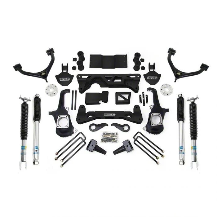 ReadyLIFT 7 to 8-Inch Adjustable Suspension Lift Kit with Bilstein Shocks (11-19 Silverado 2500 HD)