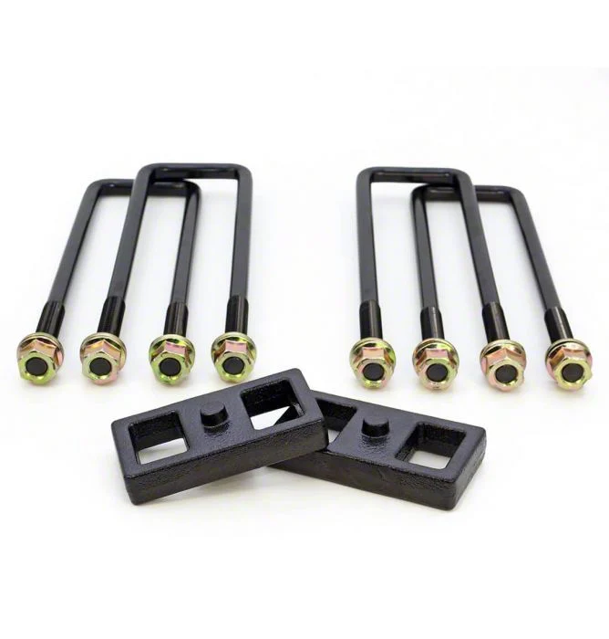 ReadyLIFT 1-Inch Rear Lift Block Kit for Factory Top Overloads (11-19 Silverado 3500 HD)