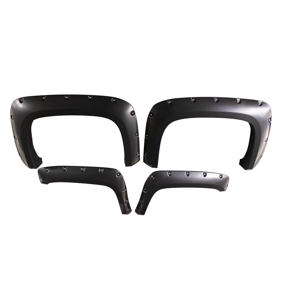 RedRock Pocket Style Fender Flares (07-14 Silverado 3500 HD SRW)
