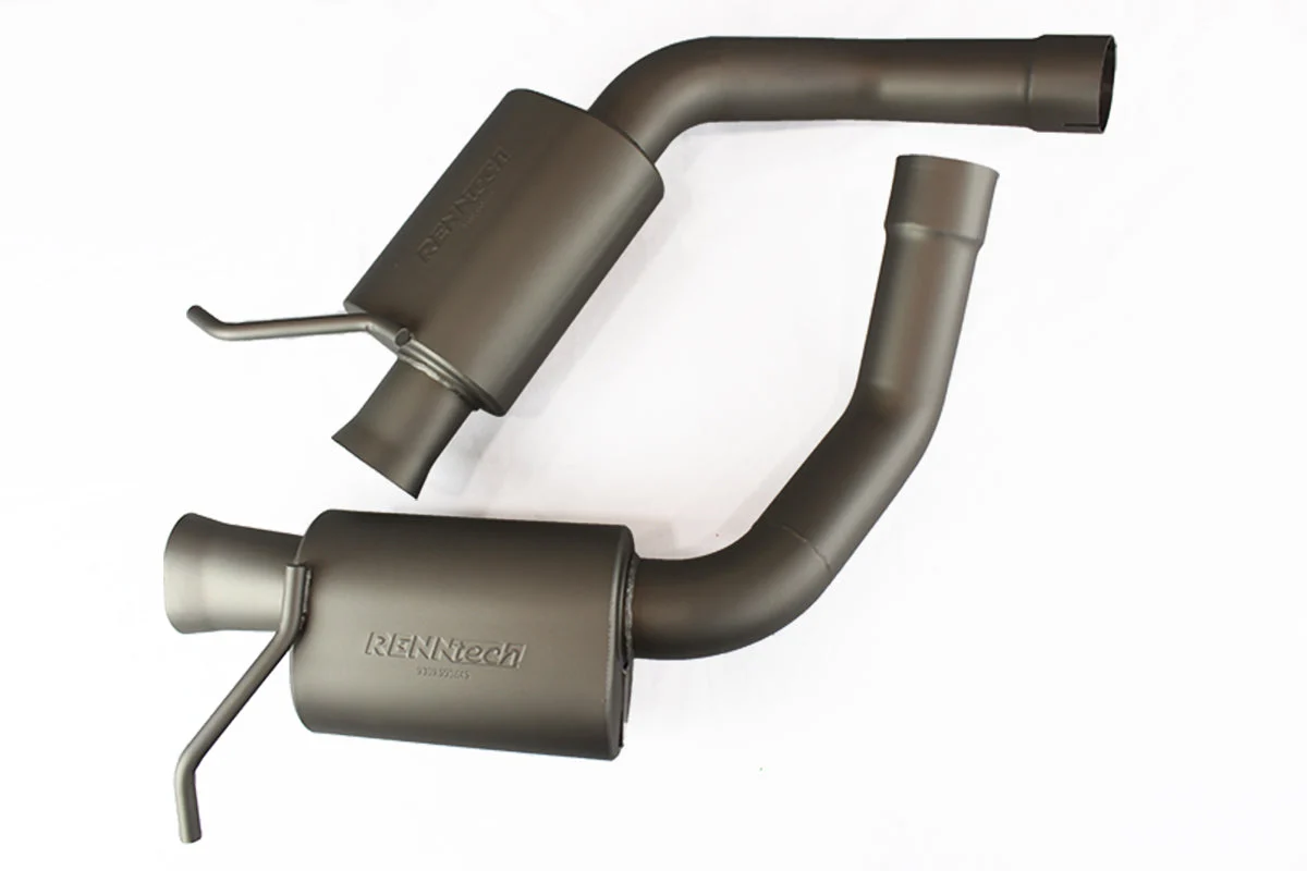 RennTech Exhaust Stainless Steel Muffler For Mercedes-Benz R231 SL 550