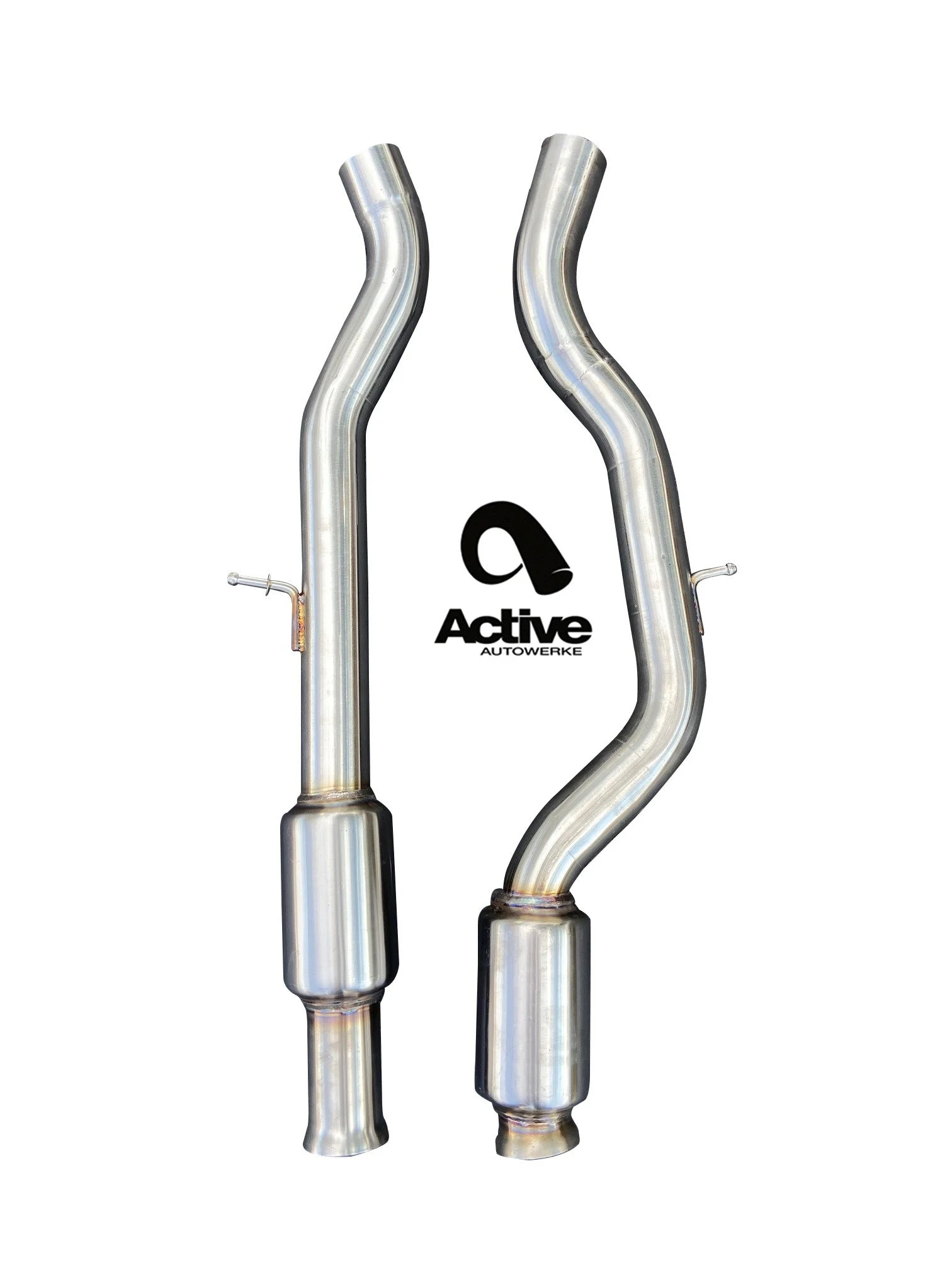 Active Autowerke Connecting Pipes for Single Mid Pipe – AWE Connectors | BMW F80 M3 15-18 | F82 M4 15-20