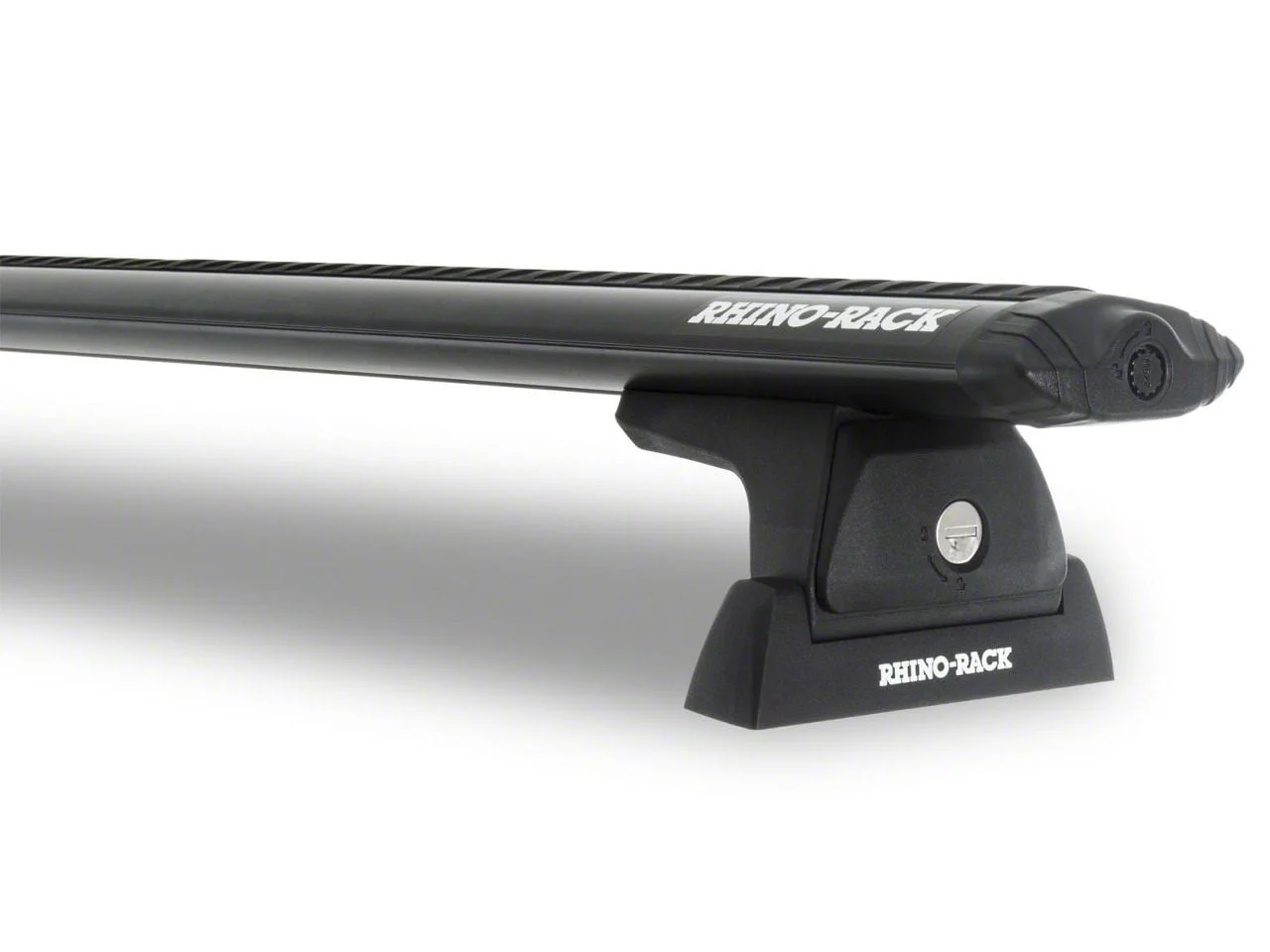 Rhino-Rack Heavy Duty RLT600 Ditch Mount 3-Bar Roof Rack; Black (09-18 RAM 1500 Crew Cab)
