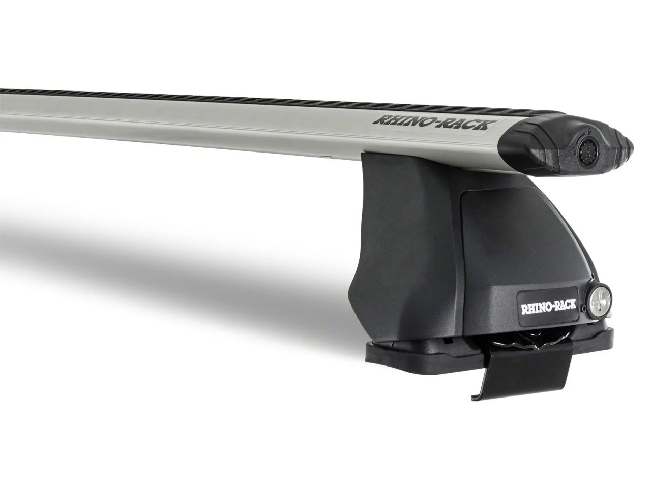 Rhino-Rack Vortex 2500 2-Bar Roof Rack; Silver (07-13 Sierra 1500 Extended Cab, Crew Cab)