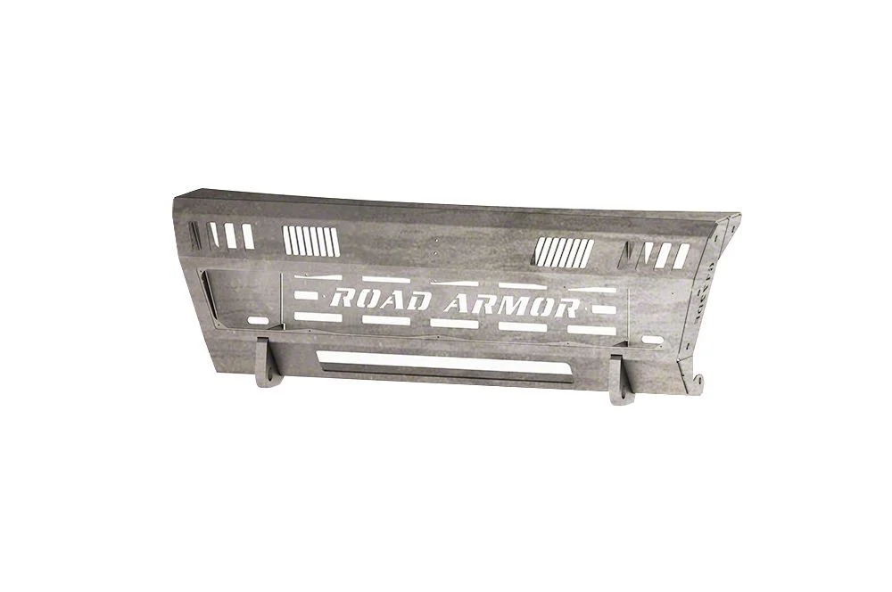 Road Armor iDentity Front Bumper Shackle Center Section; Raw Steel (17-22 F-350 Super Duty)