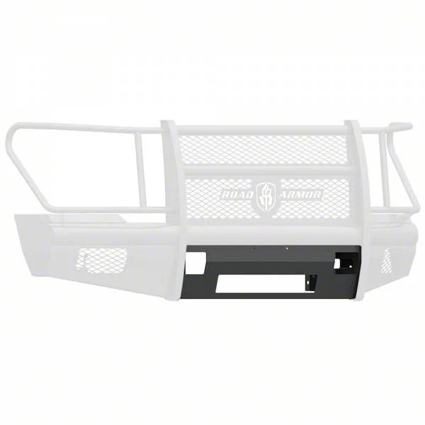 Road Armor Non-Winch Plate for Vaquero Front Bumper; Textured Black (11-16 F-350 Super Duty)