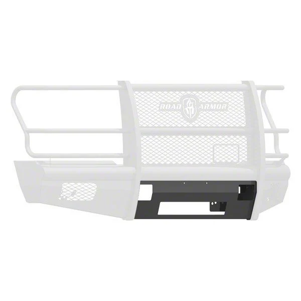 Road Armor Non-Winch Plate for Vaquero Front Bumper; Textured Black (17-22 F-350 Super Duty)