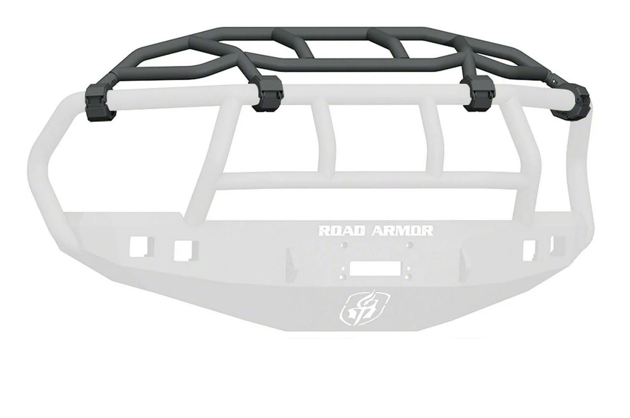Road Armor Intimidator Guard for Stealth Front Bumper; Textured Black (09-18 RAM 1500)