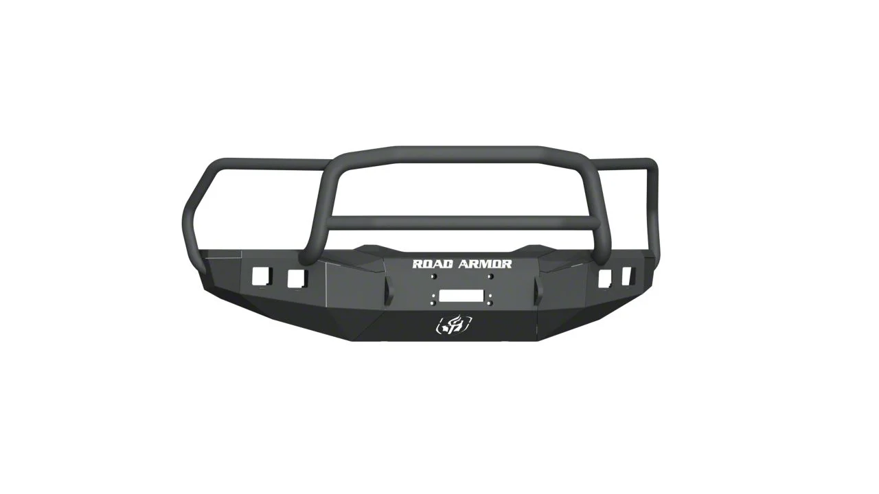 Road Armor Stealth Winch Front Bumper with Lonestar Guard; Textured Black (15-18 RAM 1500 Rebel)