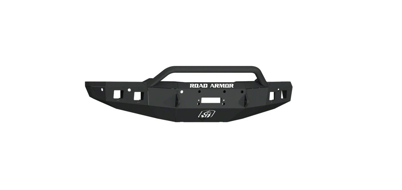 Road Armor Stealth Winch Front Bumper with Pre-Runner Guard; Textured Black (19-24 RAM 1500, Excluding Rebel & TRX)