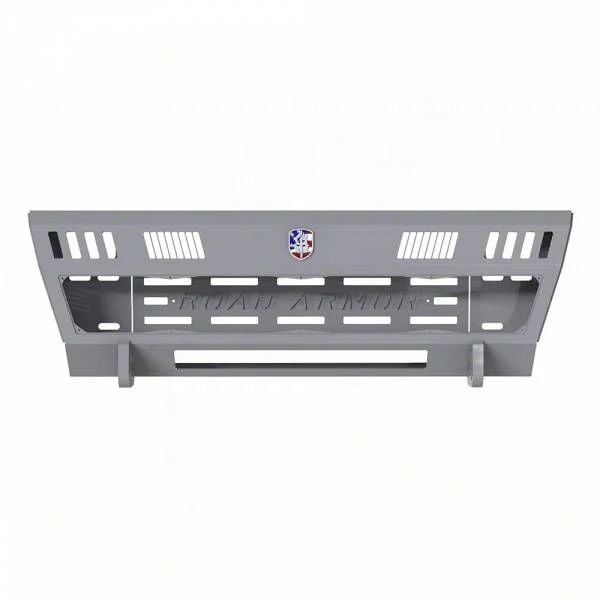 Road Armor iDentity Hyve Mesh Front Bumper with Shackle Center Section, WIDE End Pods, X3 Cube Light Pods and Accent Lights; Raw Steel (10-18 RAM 2500)