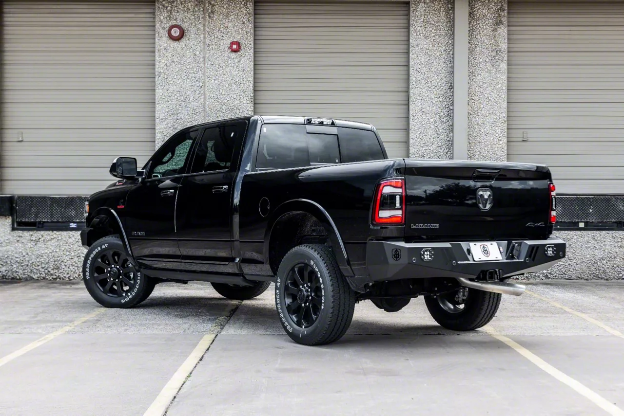 Road Armor Spartan Rear Bumper; Textured Black (19-26 RAM 2500)