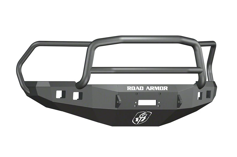 Road Armor Stealth Non-Winch Front Bumper with Lonestar Guard; Textured Black (10-18 RAM 3500)