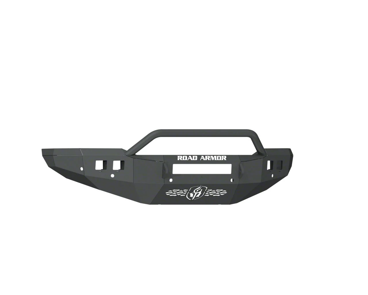 Road Armor Stealth Wide Fender Flare Non-Winch Front Bumper with Pre-Runner Guard; Textured Black (19-26 RAM 3500)