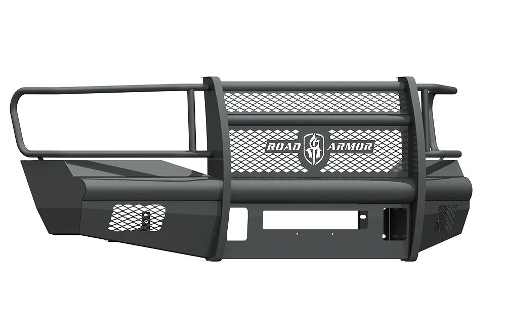 Road Armor Vaquero Non-Winch Front Bumper with Full Guard; Textured Black (06-09 RAM 3500)