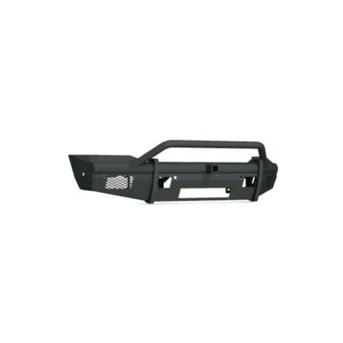 Road Armor Vaquero Non-Winch Front Bumper with Pre-Runner Guard and 2-Inch Receiver Hitch; Textured Black (19-26 RAM 3500)