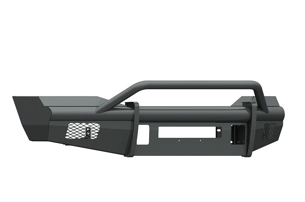 Road Armor Vaquero Non-Winch Front Bumper with Pre-Runner Guard; Textured Black (06-09 RAM 3500)
