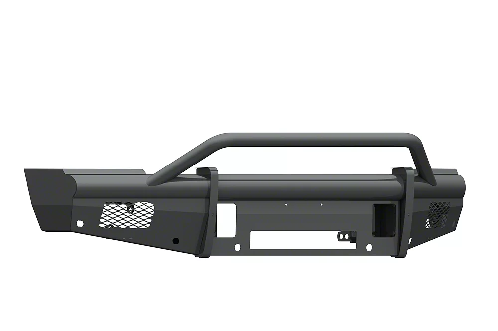Road Armor Vaquero Non-Winch Front Bumper with Pre-Runner Guard; Textured Black (10-18 RAM 3500)