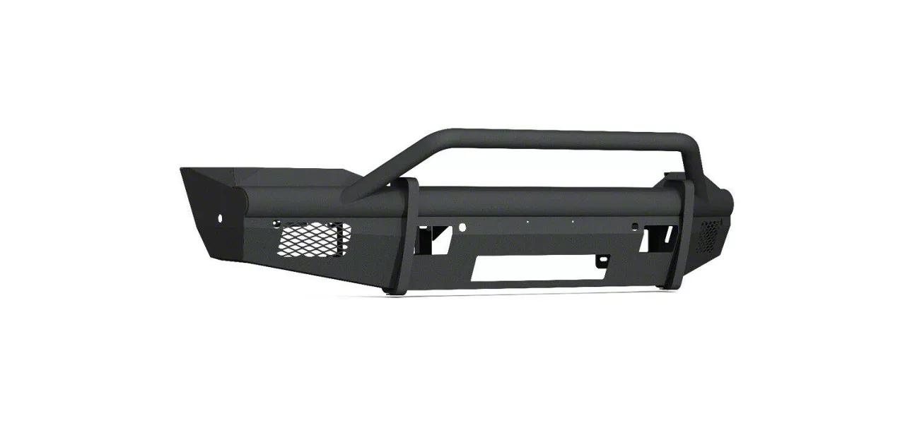 Road Armor Vaquero Non-Winch Front Bumper with Pre-Runner Guard; Textured Black (19-26 RAM 3500)