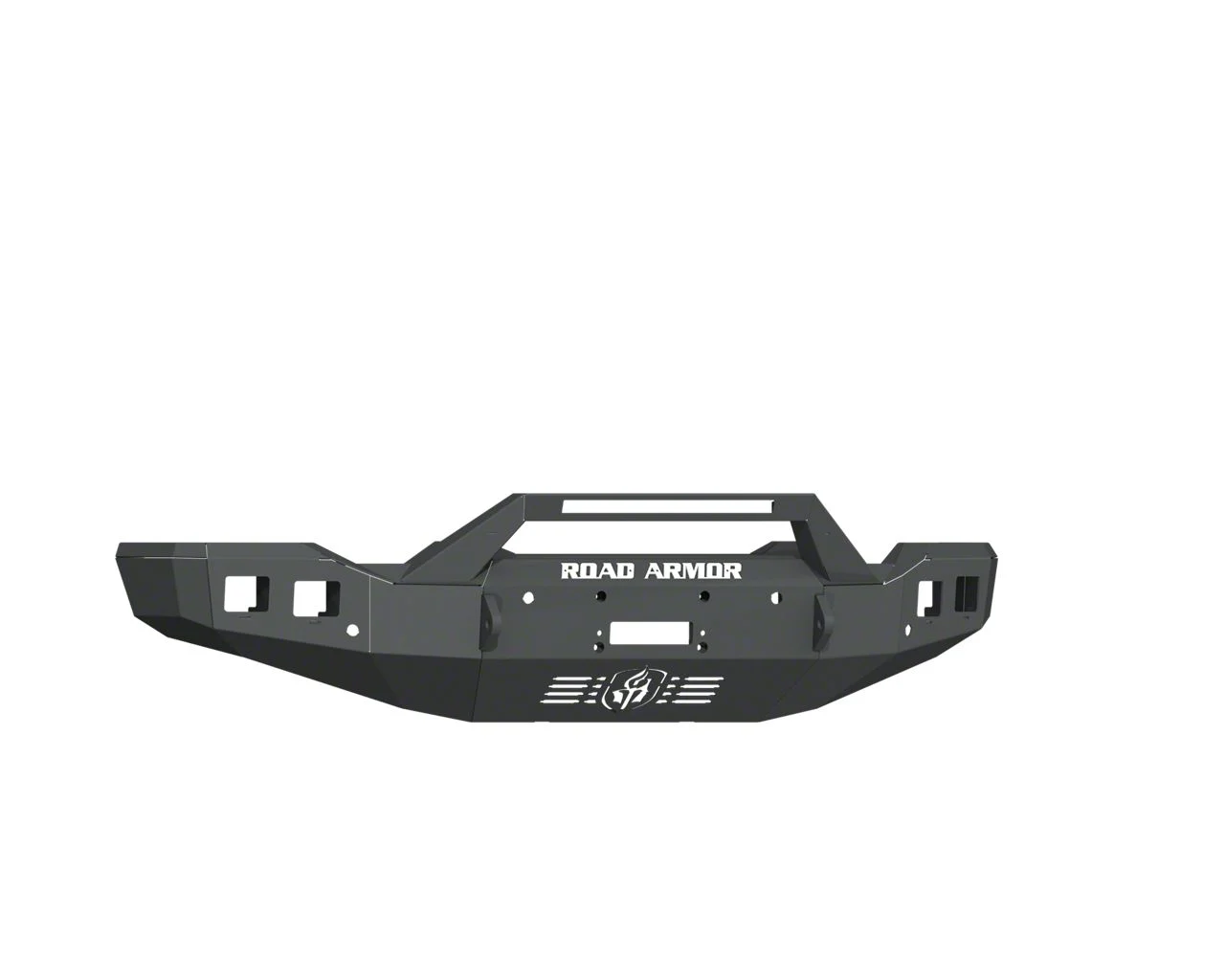 Road Armor Stealth Winch Front Bumper with Sheetmetal Pre-Runner Guard; Textured Black (20-23 Sierra 2500 HD)