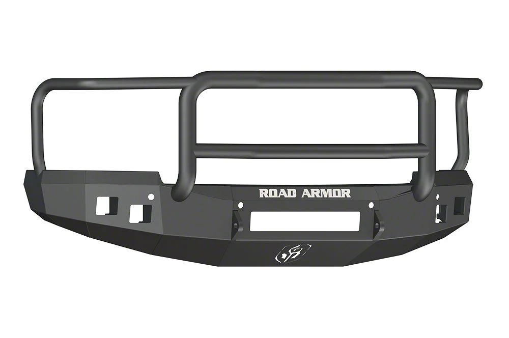 Road Armor Stealth Non-Winch Front Bumper with Lonestar Guard; Satin Black (14-15 Silverado 1500)
