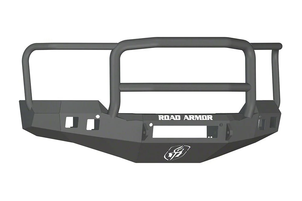 Road Armor Stealth Non-Winch Front Bumper with Lonestar Guard; Satin Black (16-18 Silverado 1500)