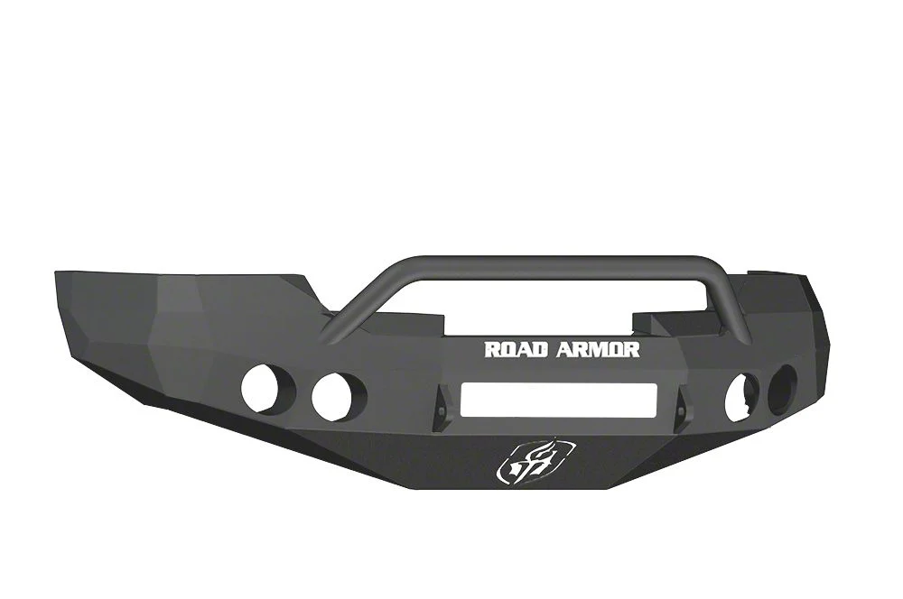 Road Armor Stealth Non-Winch Front Bumper with Pre-Runner Guard; Satin Black (07-13 Silverado 1500)