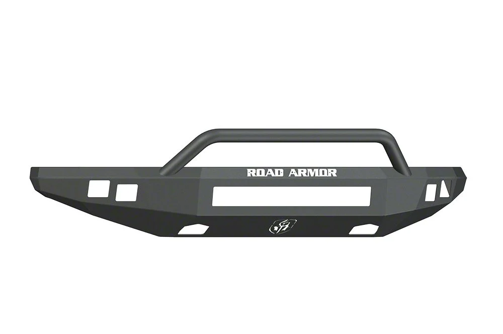 Road Armor Stealth Non-Winch Front Bumper with Pre-Runner Guard; Satin Black (10-14 F-150 Raptor)