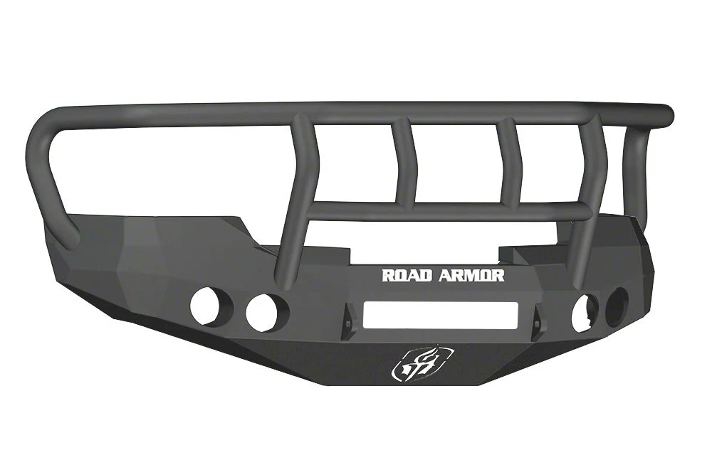 Road Armor Stealth Non-Winch Front Bumper with Titan II Guard; Satin Black (07-13 Silverado 1500)